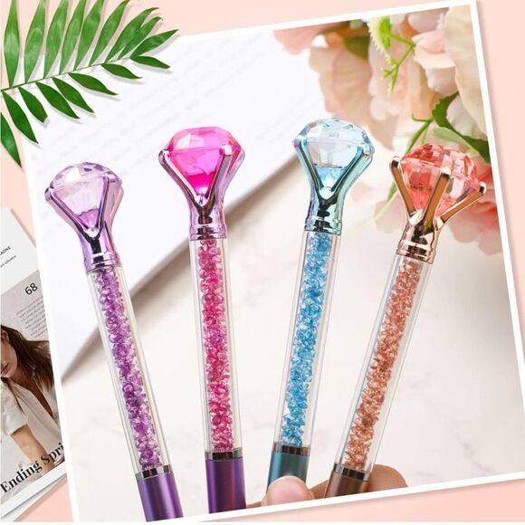 Jewel Top Pen Blue - Picture 4 of 4